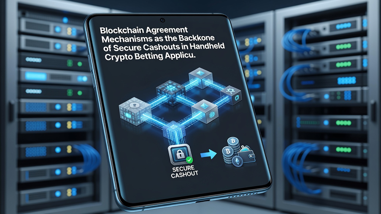 Illustration der Transaktionssicherung durch Blockchain-Konsens in mobilen Apps