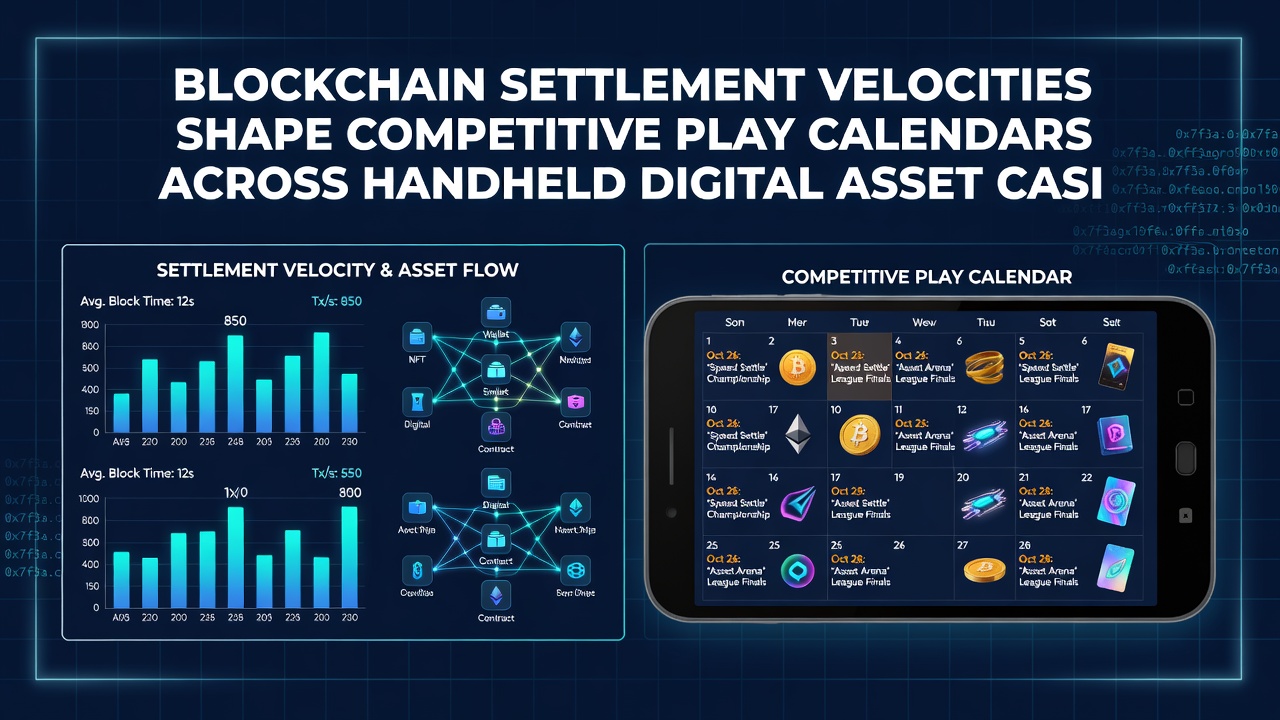 Mobile Geräte mit Blockchain-Transaktionen während eines Poker-Events