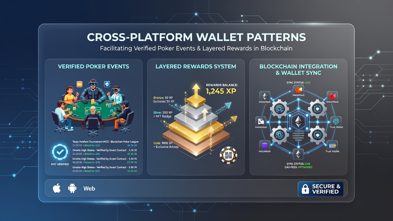 Diagramm zu gestaffelten Belohnungen und Wallet-Synchronisation in Blockchain-Gaming