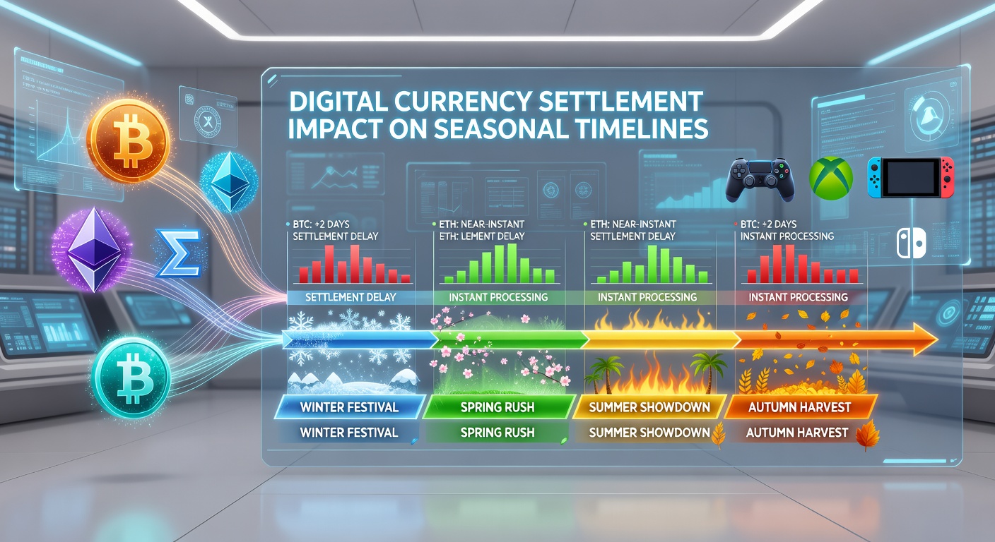 Darstellung verschiedener digitaler Währungsoptionen und deren Einfluss auf Event-Zeitpläne in Gaming-Plattformen