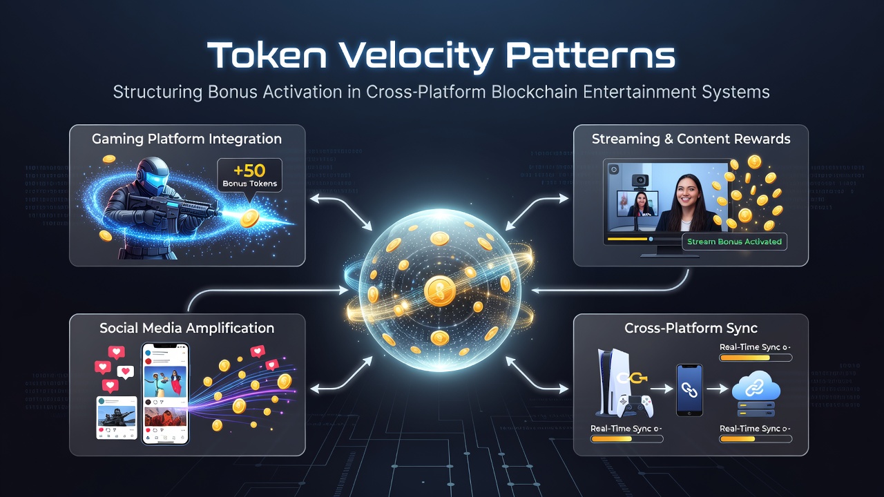 Darstellung von Token-Velocity-Mustern in blockchainbasierten Entertainment-Plattformen mit Fokus auf Bonusaktivierung