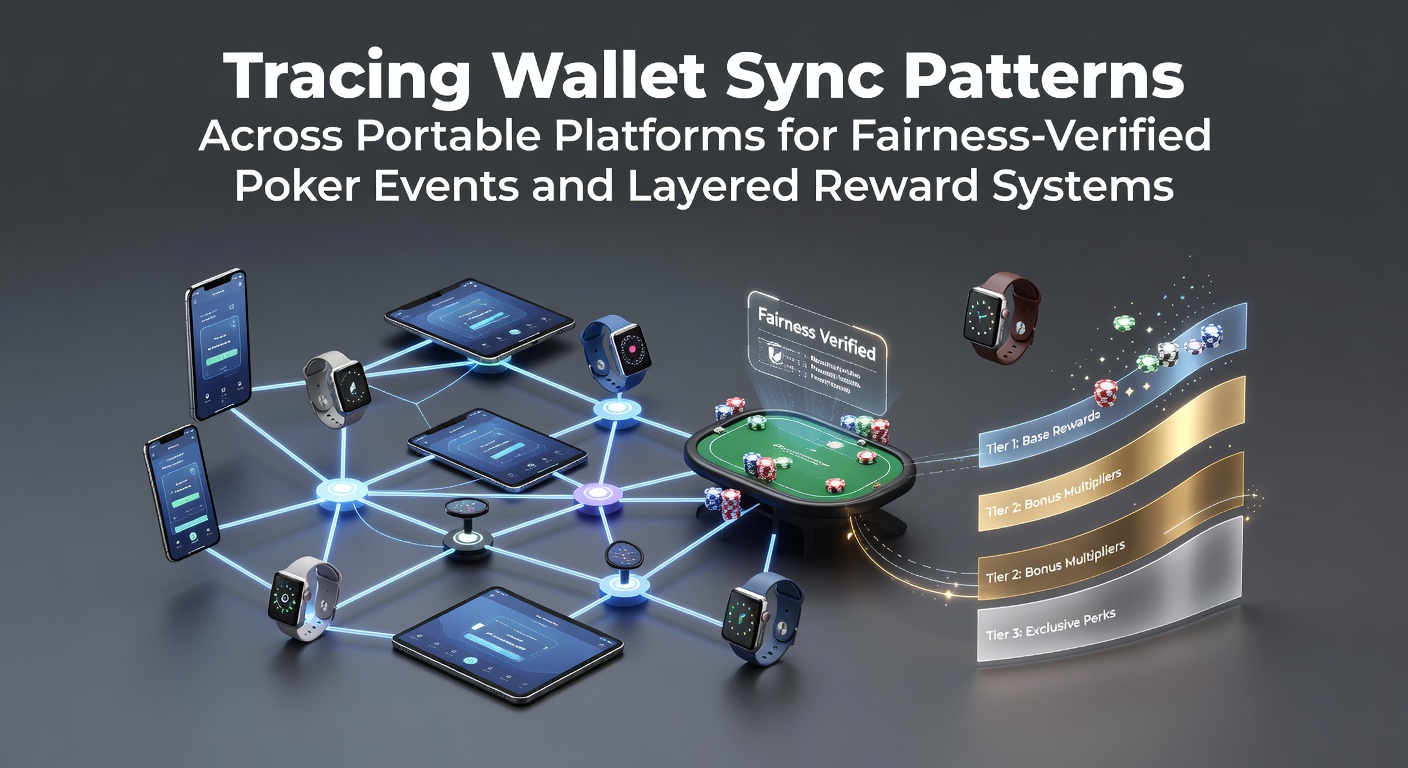 Wallet-Synchronisationsmuster auf mobilen Geräten während Poker-Events