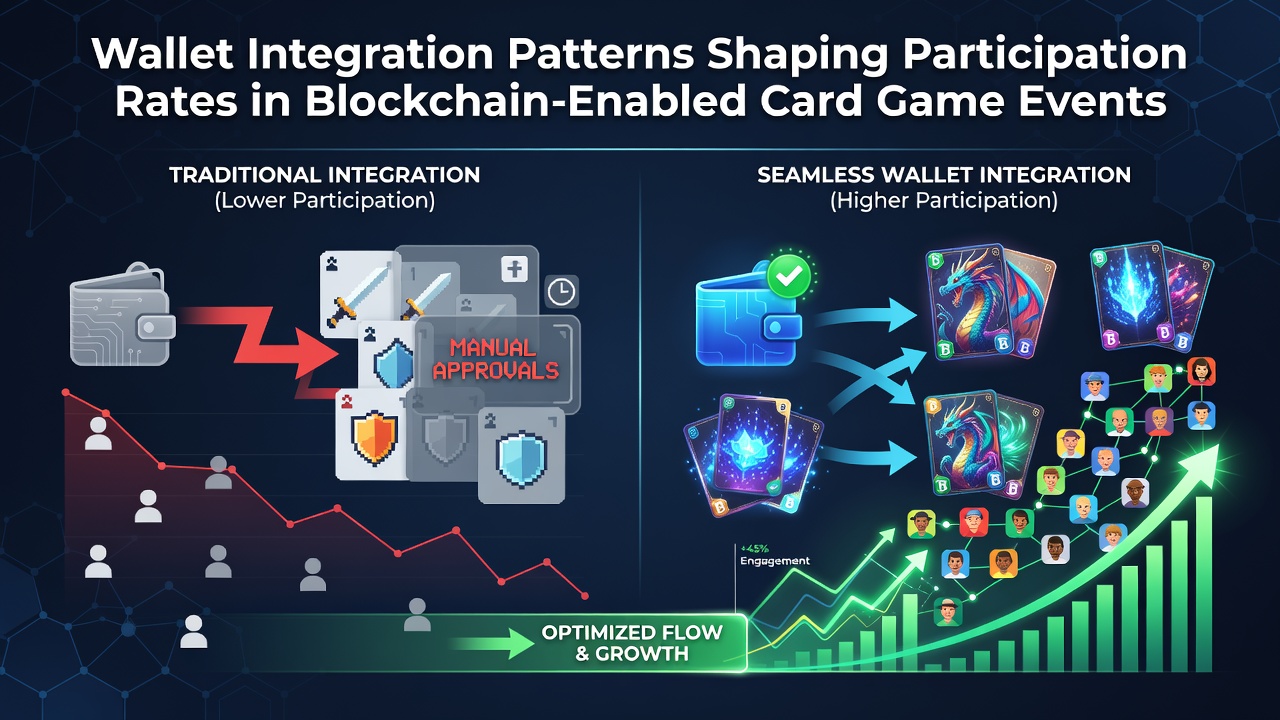 Übersicht über Wallet-Integration in blockchainbasierten Kartenspiel-Plattformen mit Synchronisationsmustern und Teilnahmeanalysen
